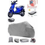 Piaggio Skipper 150 Branda Gri Arka Çanta Uyumlu(Topcase) Motosiket Brandası Motor Örtüsü Çadır Su Geçirmez Motosiklet Kılıfı Motor Brandası,lastikli,taşıma Torbalı