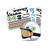 Piaggio Vespa Kask Sticker Etiket Modeli