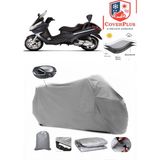 Piaggio X8 200 Branda Gri Arka Çanta Uyumlu(Topcase) Motosiket Brandası Motor Örtüsü Çadır Su Geçirmez Motosiklet Kılıfı Motor Brandası,lastikli,taşıma Torbalı
