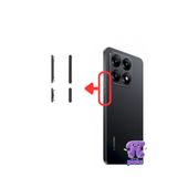 Piaks Xiaomi Mi 14T Açma Kapama Ve Yan Ses Tuşu Plastik Düğme 2406APNFAG Uyumlu - Siyah