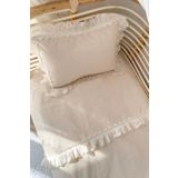 Piamom 100x150 Sade Düz Fistolu/ Fırfırlı %100 Pamuklu Bebek / Çocuk Nevresim Takımı