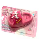 Pian Çilek Ayıcık Terlik Silgi