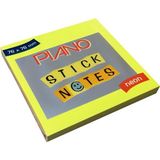 Piano 76x76 cm Yapışkanlı Not Kağıdı Neon Postit