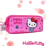 Piano Hello Kitty Lisanslı 2 Bölmeli Kalemlik Fermuarlı ve Çok Gözlü Düzenleme ile Pratik Kullanım (2229)