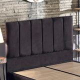 Piano Lite 120 cm Siyah Kumaş Tek Kişilik Yatak Başlığı