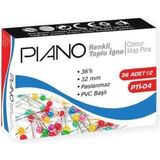 Piano Toplu Iğne Renkli 4 Kutu