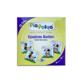 piapolya Çiftlik Hayvanları Eşleştirme Kartları | 8 Çift | 16 Adet |mukavva
