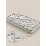 Piar Home 10 cm Aloevera 80X120 Bebek ve Çocuk Yatak Park Yatak Beşik Yatak Anne Yanı Ortopedik Yatak - 80 x 120 cm - Beyaz