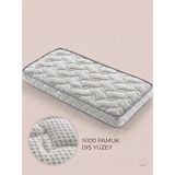 Piar Home 10 cm Silver 70X140 Bebek ve Çocuk Yatak Park Yatak Beşik Yatak Anne Yanı Ortopedik Yatak - 70 x 140 cm - Beyaz
