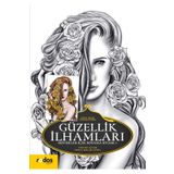 Piar Kids Güzellik Ilhamları / Büyükler Için Boyama Kitabı / Kadın Portreleri / Mandala / 48 Sayfa, 24 Portre