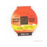 Picador 12 Lik Çift Taraflı Köpük Bant (12MM x 5metre)