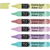 Picador 421 Fosforlu İşaretleme Kalemi 6 Renk Doldurulabilir Pastel Kalem Seti