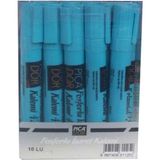 Picador 421 Fosforlu Kalem Pastel Mavi Kx 086 10 Lu (1 Paket 10 Adet)