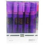 Picador 421 Fosforlu Kalem Pastel Mor Kx 085 10 Lu (1 Paket 10 Adet)