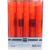 Picador 421 Pastel Highlighter Fosforlu İşaretleme Kalemi Pastel Turuncu Kx083 (10 Lu Paket)