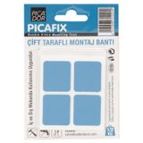 Picador 4802 Vhb Çift Taraflı Köpük Montaj Bandi Kare (4 Parça) Mavi Kc-006