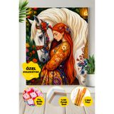 Picasso World Hobby Art Anadolu Masalı Sayılarla Boyama Numaralı Tuval Seti Fırça Boya Dahil 40x50cm