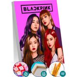 Picasso World Hobby Art Black Pink Sayılarla Boyama Seti - Tuval Boyutu - 40x50 cm