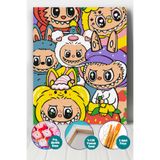 Picasso World Hobby Art Çocuk Sayılarla Boyama Numaralı Tuval Seti Fırça Boya Dahil 30x40 Cm Happy Labubucuk