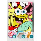 Picasso World Hobby Art Çocuk Sayılarla Boyama Numaralı Tuval Seti Fırça Boya Dahil 30x40 Cm Sevimli Bob