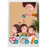 Picasso World Hobby Art Öğretmenler Günü Hediyesi Sayılarla Boyama Seti - Tuval Boyutu - 40x50 cm
