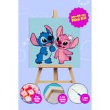 Picasso World Hobby Art Sayılarla Boyama Numaralı Tuval Seti Fırça Boya Dahil 20x20 Cm Uzaylı ve Arkadaşı