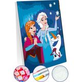 Picasso World Hobby Art Sayılarla Boyama Tuval Hobi Seti Fırça Boya Dahil Frozen - 50x70
