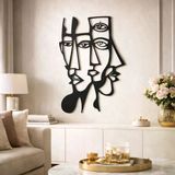 Picasso Yüzler Metal Duvar Tablosu | Modern Duvar Dekorasyonu