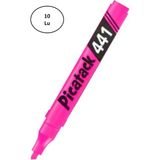 Picatack 441 Fosforlu Kalem Pembe 10'lu - --