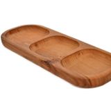PiccolaCasa Dikdörtgen çerezlik 3 gözlü 32 cm