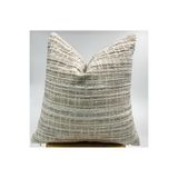 Piccotton Home Dokulu Krem Bej Yastık Kılıfı | Modern Dekoratif Kırlent Kılıfı | Bohem Salon Koltuk Kanepe Yastığı | Fermuarlı | 40x40 45x45 50x50 55x55