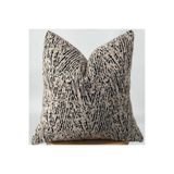 Piccotton Home Modern Siyah Bej Desenli Dokulu Kırlent Kılıfı Dekoratif Yastık Kılıfı Fermuarlı Koltuk Kanepe Salon Yastık Kılıfı 40x40 45x45 50x50 55x55