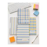 PickyTidy A4 Spiralli Defter 4'lü Set – Renkli Kapaklı 3 Çizgili - 1 Kareli 80 Yaprak Okul ve Ofis Defteri