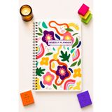 PickyTidy A5 Spiralli, 60 Yaprak, 4 Sayfa Sticker, Haftalık Planlayıcı