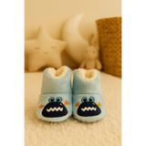 Pico Baby Bebek & Çocuk Kaydırmaz Tabanlı Ev Botu / Panduf / Kışlık Peluş Bot / Desenli