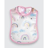 Pico Baby Unisex Desenli Eva Şeffaf Mama Önlüğü / Pembe - 0 - 2 Yaş - Çok Renkli