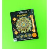 Picture Etch Mandala Kazımalı Boyama Seti – 8 Adet Mandala Panel