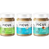 Picus Fındık Ezmesi 195 gr x 1 Kaju Ezmesi 195 gr x 1 Tahin 285 gr x 1 - 675 gr