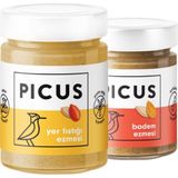 Picus Fıstık Ezmesi 300 gr + Badem Ezmesi 195 gr