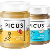 Picus Fıstık Ezmesi 300 gr + Kaju Ezmesi 195 gr