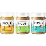 Picus Yer Fıstığı Ezmesi 300 gr x 1 Fındık Ezmesi 195 gr x 1 Tahin 285 gr x 1 - 285 gr