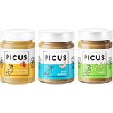 Picus Yer Fıstığı Ezmesi 300 gr x 1 Kaju Ezmesi 195 gr x 1 Tahin 285 gr x 1 - 285 gr