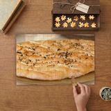 Pide Görüntüsü - Yakın Çekim Ekmek Tasarımı 240 Parça Ahşap Puzzle Ahşap Kutuda MP01081