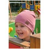 PIECE SIGNATURE %100 Cotton Çift Kat Çocuk Penye Bere ( 4-8 Yaş )