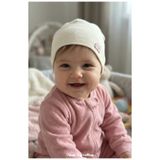 PIECE SIGNATURE %100 Cotton Çift Kat Kız Bebek Penye Bere ( 0-18 Ay )