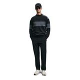 Pıeces Erkek Sweatshirt Siyah