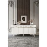 PİEDRA MOBİLYA Moduler Mdf Mebran Kapak Oval Konsol