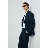 Piel Spor Erkek Blazer Ceket Slim Fit Lacivert