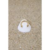 Piercing Cerrahi Çelik Piercing Halka Kıkırdak Septum Tragus Conch Helix Gold Renk Spayk Halka - 6 mm