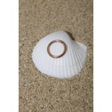 Piercing Cerrahi Çelik Piercing Klipsli Kıkırdak Septum Tragus Conch Helix Rose Renk Klasik Halka - 8 mm